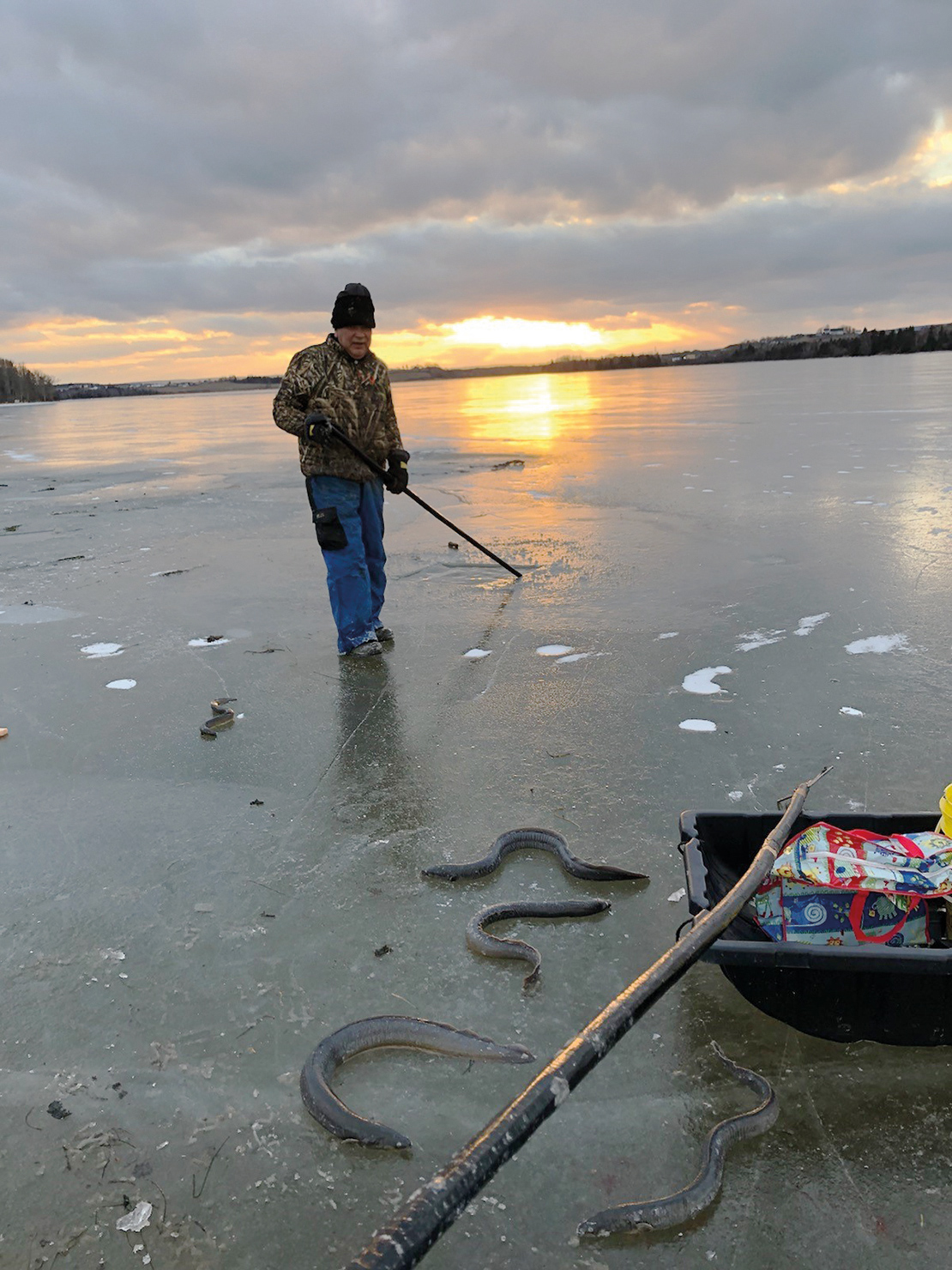 A traditional Mi’kmaw fisher from Pictou Landing, Mi’kmaq territory. Credit: Amy Moulton.