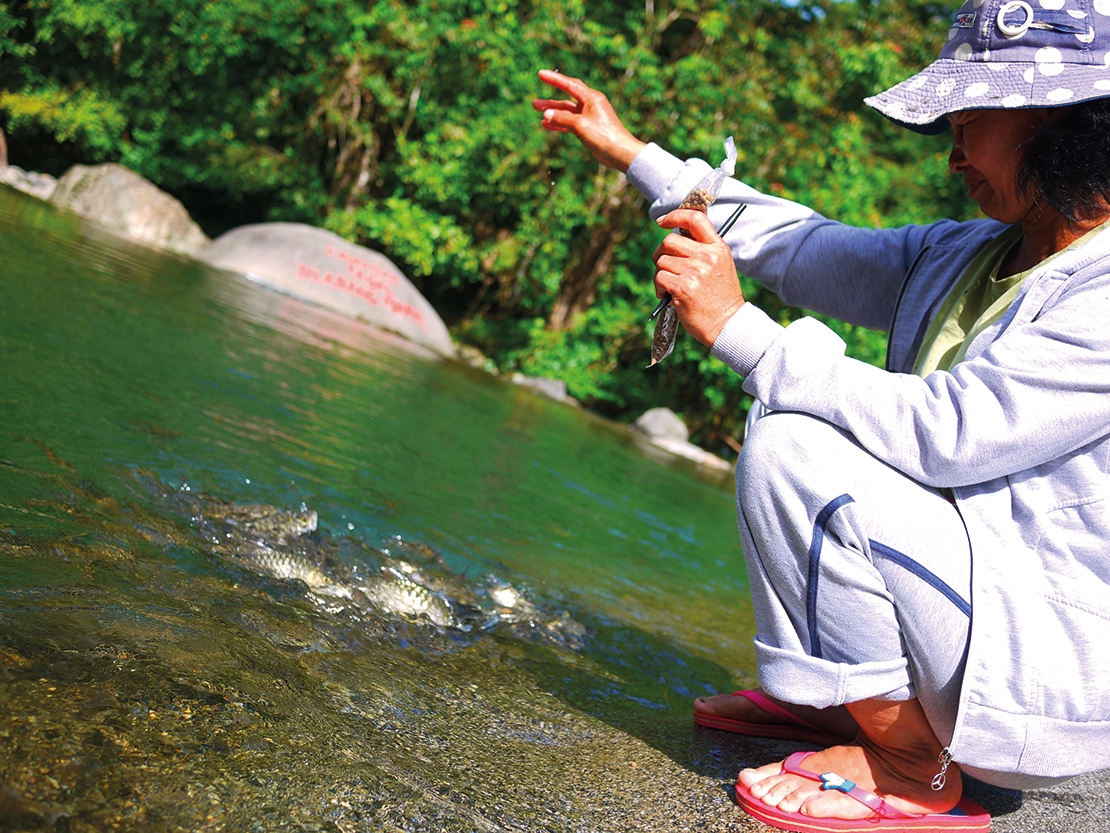 The community fishing area of Kampung Melangkap Tiong. Credit: Alice Mathew.