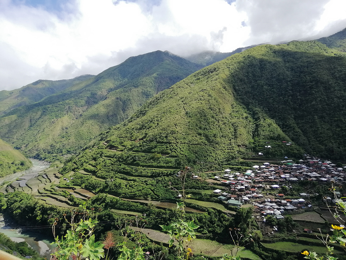 A settlement and rice terraces in Kalinga province. Credit: Jazel Mae Caboteja