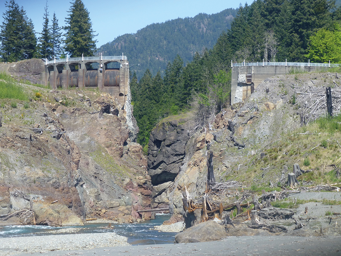 In 2014, tribes led the way for dismantling the Glines Canyon Dam on the Elwha River, the largest dam removal in US history, and they are working to remove others. Credit: J Daracunas.